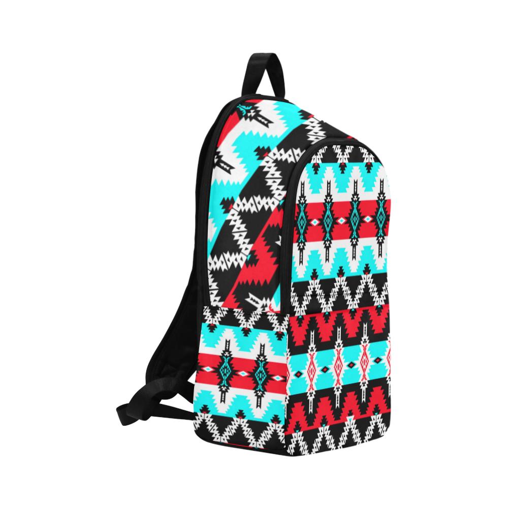 Two Spirit Dance Fabric Backpack for Adult (Model 1659) Casual Backpack for Adult (1659) e-joyer 