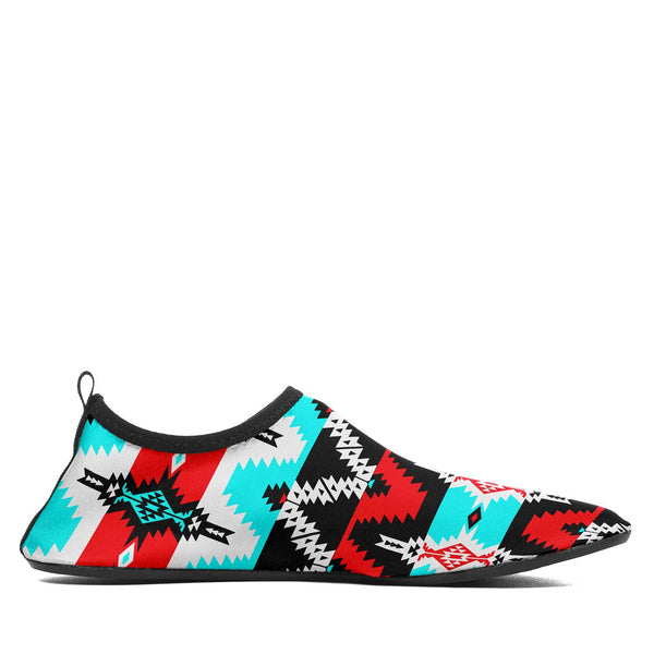 Between the Mountains Blue Sockamoccs Kid's Sockamoccs Slip On Shoes main image 1