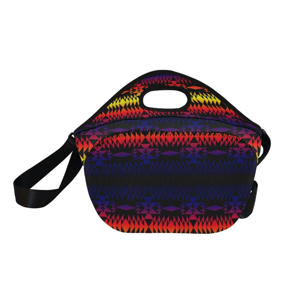 Two Worlds Apart Neoprene Lunch Bag/Large (Model 1669) bag e-joyer 