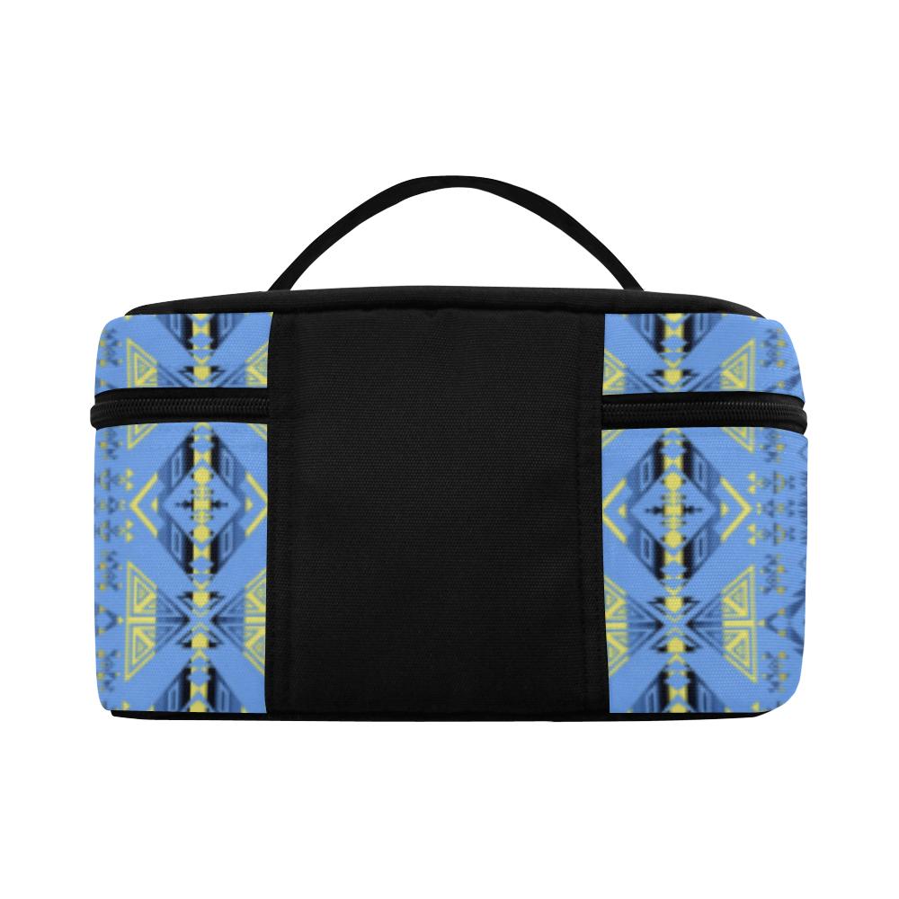 Upstream Expedition Blue Ridge Cosmetic Bag/Large (Model 1658) Cosmetic Bag e-joyer 