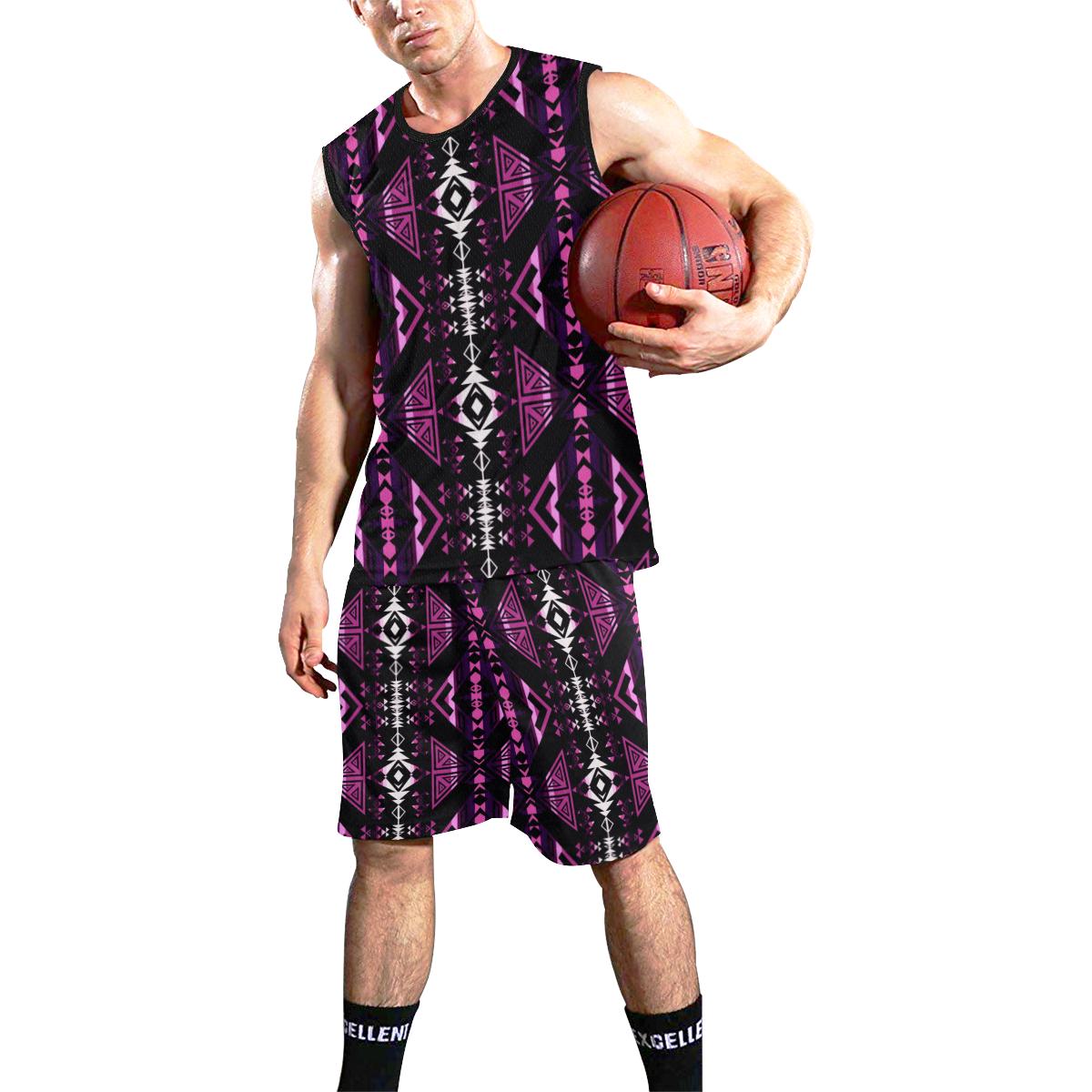 Upstream Expedition Moonlight Shadows All Over Print Basketball Uniform Basketball Uniform e-joyer 