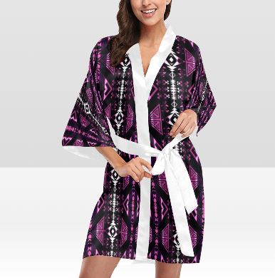 Upstream Expedition Moonlight Shadows Kimono Robe Artsadd 