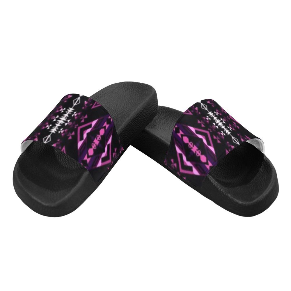 Upstream Expedition Moonlight Shadows Men's Slide Sandals (Model 057) Men's Slide Sandals (057) e-joyer 