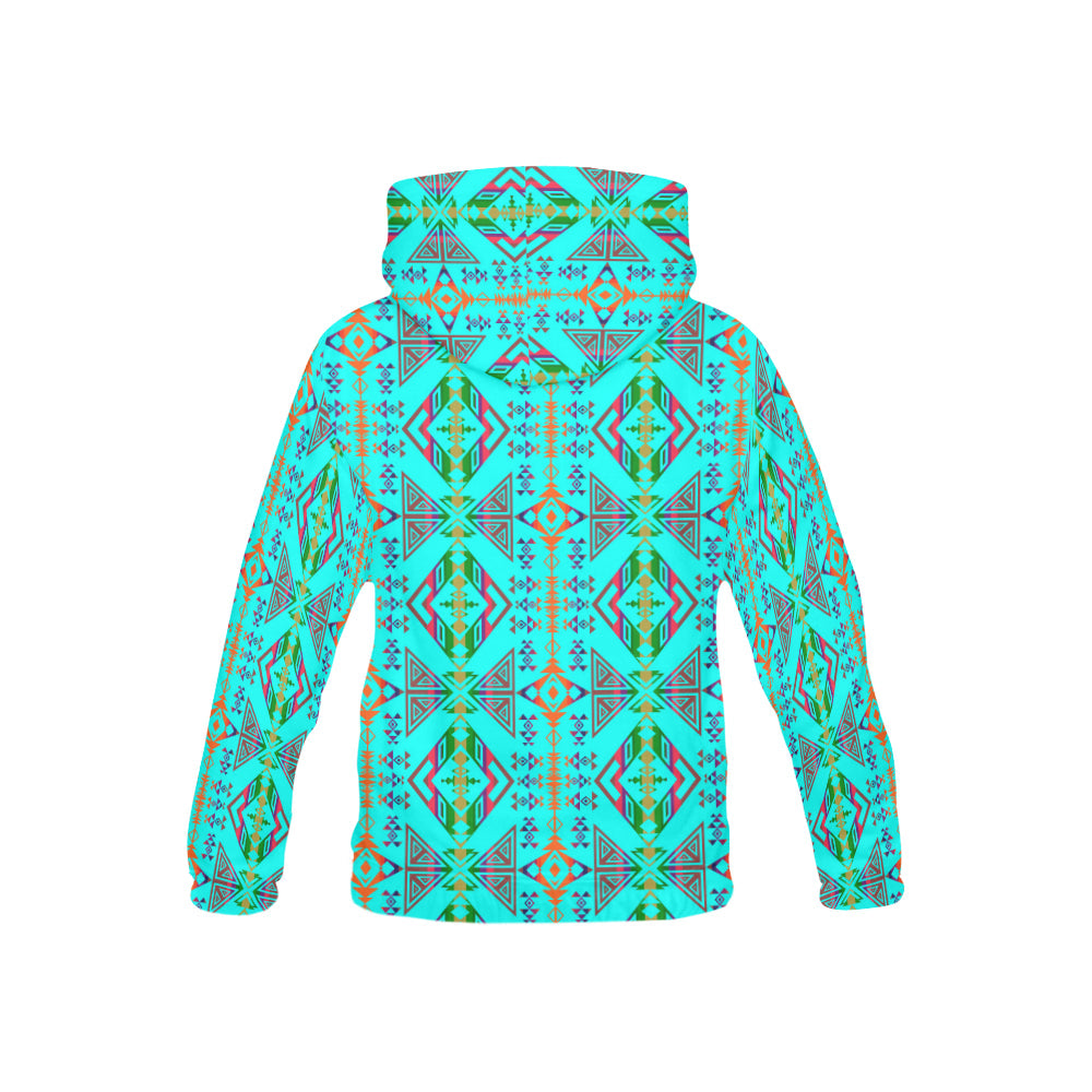 Upstream Expedition Noon Day Sky All Over Print Hoodie for Kid (USA Size) (Model H13) All Over Print Hoodie for Kid (H13) e-joyer 