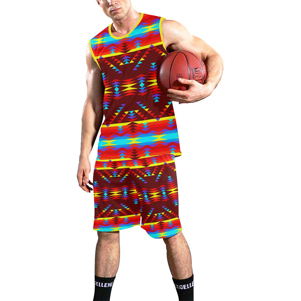 Visions of Lasting Peace All Over Print Basketball Uniform Basketball Uniform e-joyer 