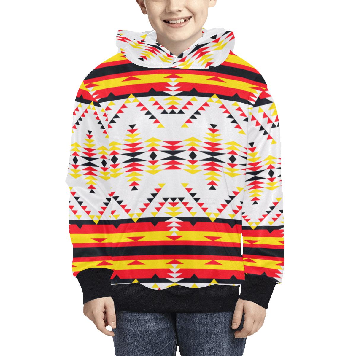 Visions of Peace Directions Kids' All Over Print Hoodie (Model H38) Kids' AOP Hoodie (H38) e-joyer 