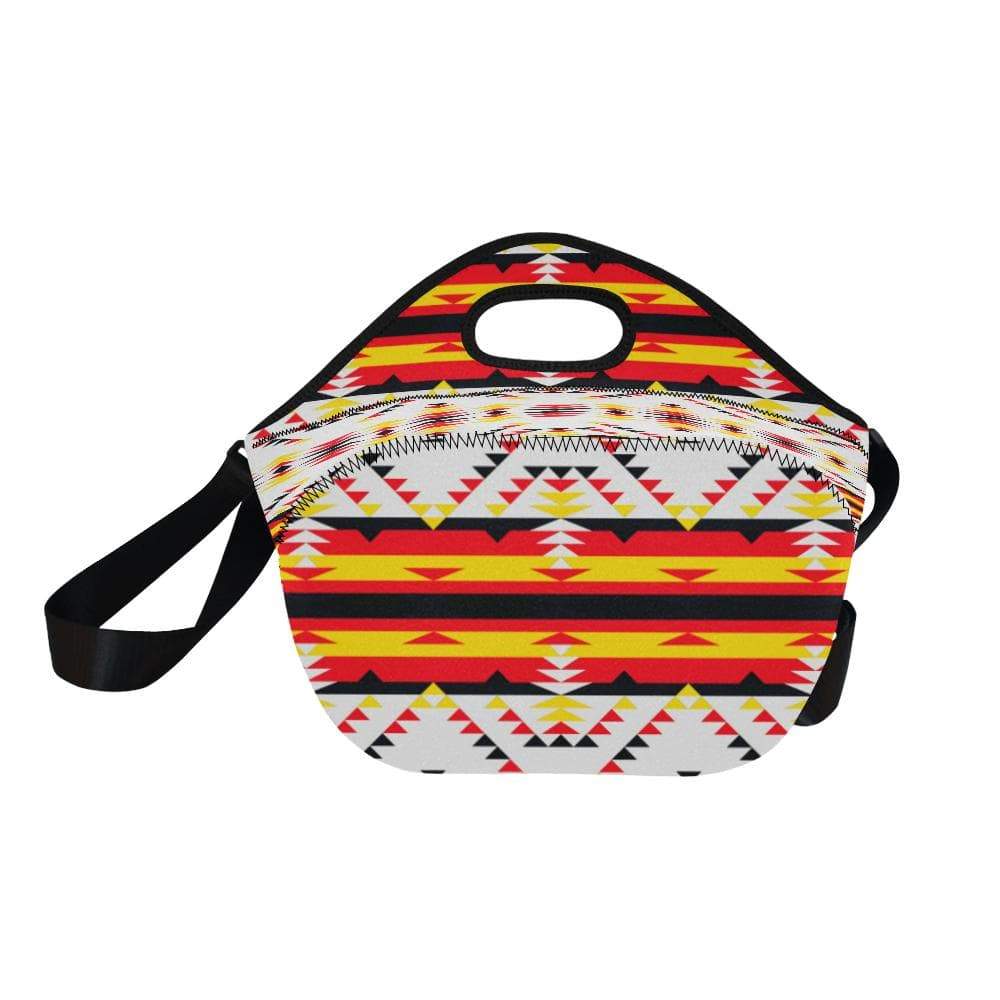 Visions of Peace Directions Neoprene Lunch Bag/Large (Model 1669) Neoprene Lunch Bag/Large (1669) e-joyer 