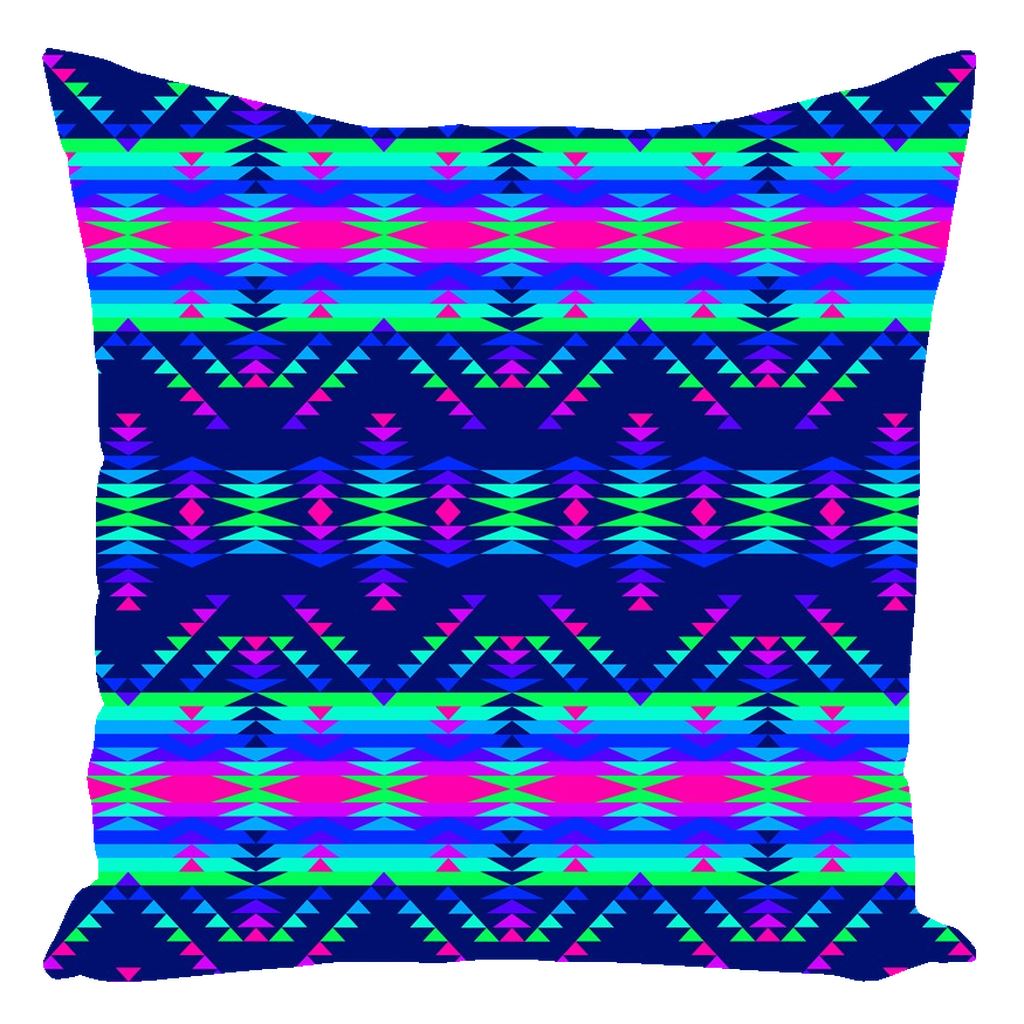 Visions of Peace Talks Throw Pillows 49 Dzine With Zipper Spun Polyester 16x16 inch