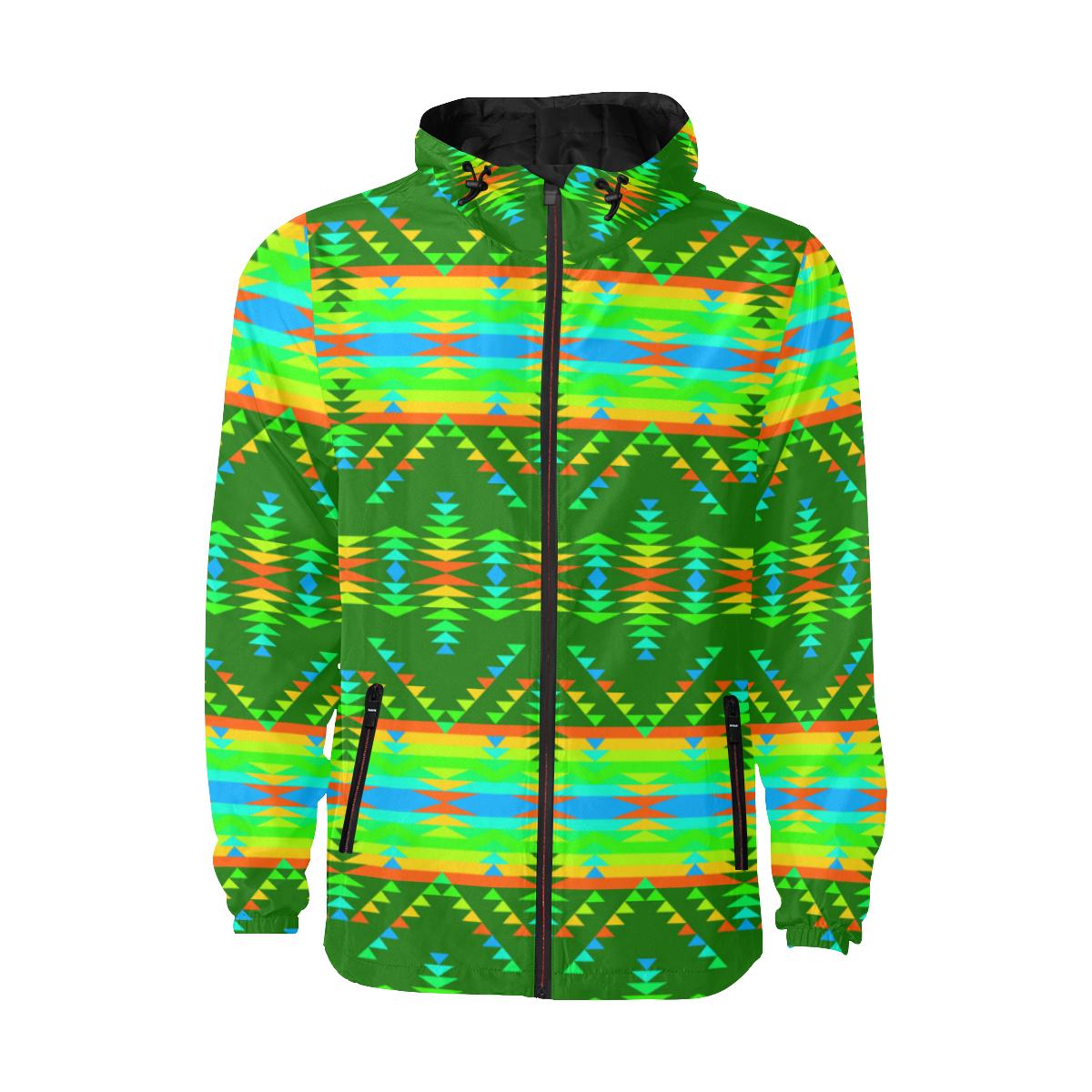 Visions of Peaceful Fall Unisex Quilted Coat All Over Print Quilted Windbreaker for Men (H35) e-joyer 