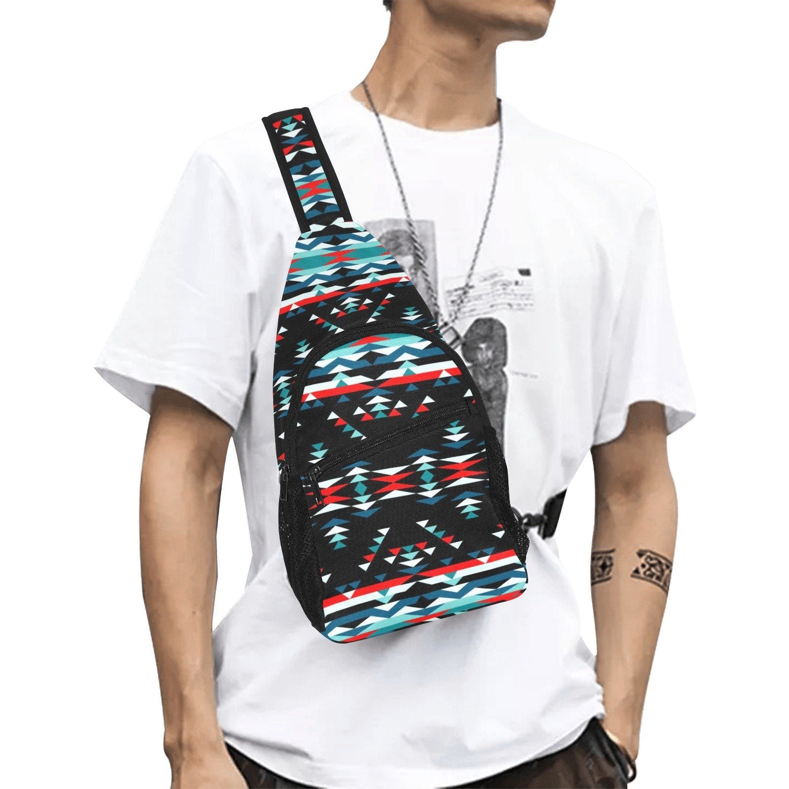 Visions of Peaceful Nights All Over Print Chest Bag (Model 1719) All Over Print Chest Bag (1719) e-joyer 