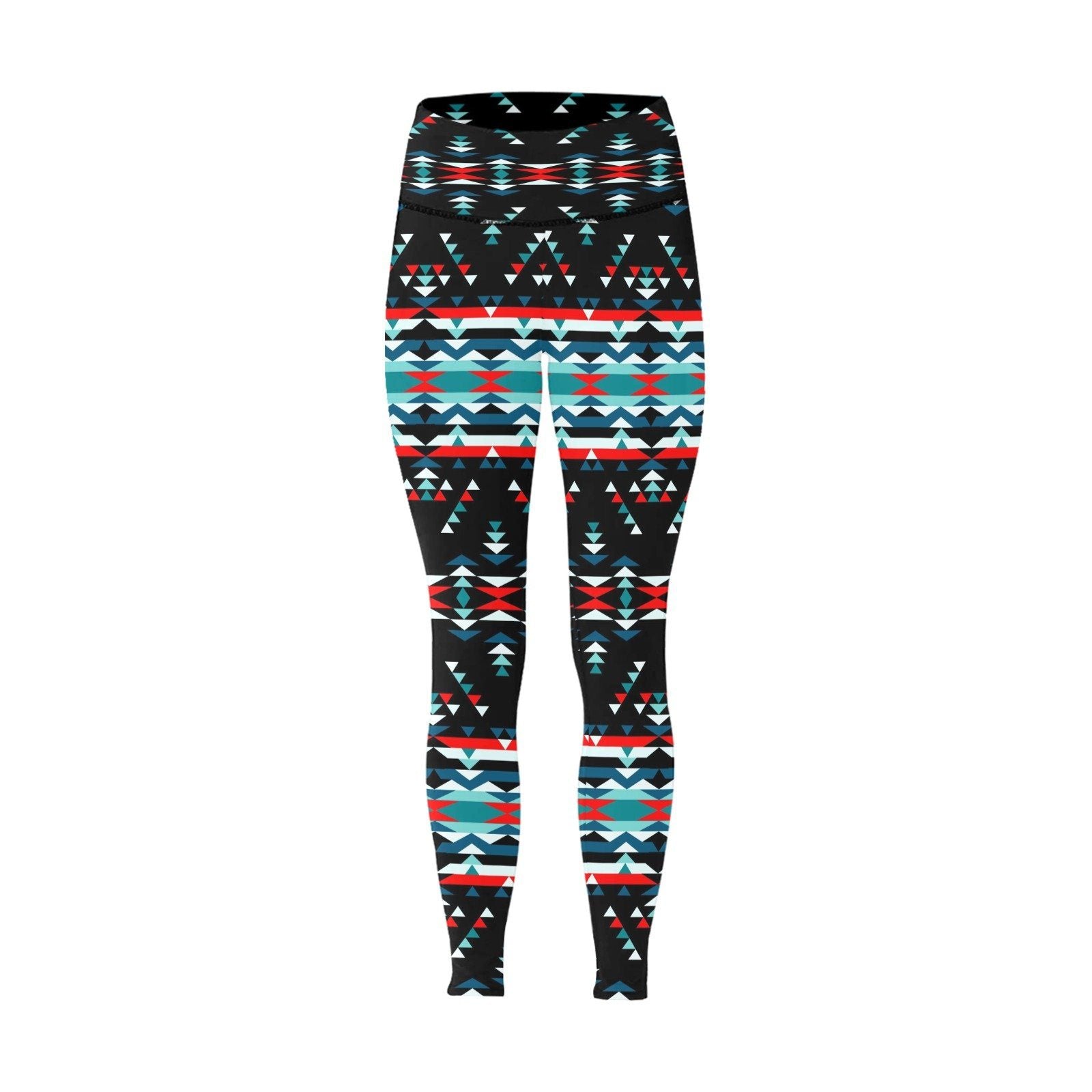 Visions of Peaceful Nights All Over Print High-Waisted Leggings (Model L36) High-Waisted Leggings (L36) e-joyer 