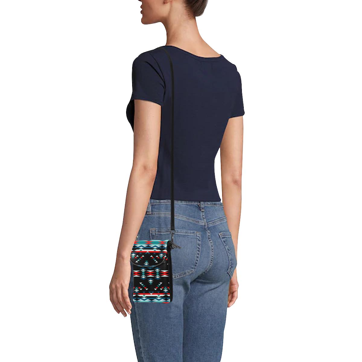 Visions of Peaceful Nights Small Cell Phone Purse (Model 1711) Small Cell Phone Purse (1711) e-joyer 