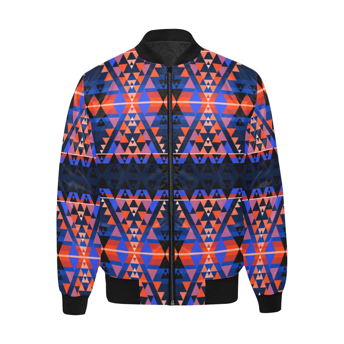 Writing on Stone Battle Unisex Heavy Bomber Jacket with Quilted Lining All Over Print Quilted Jacket for Men (H33) e-joyer 