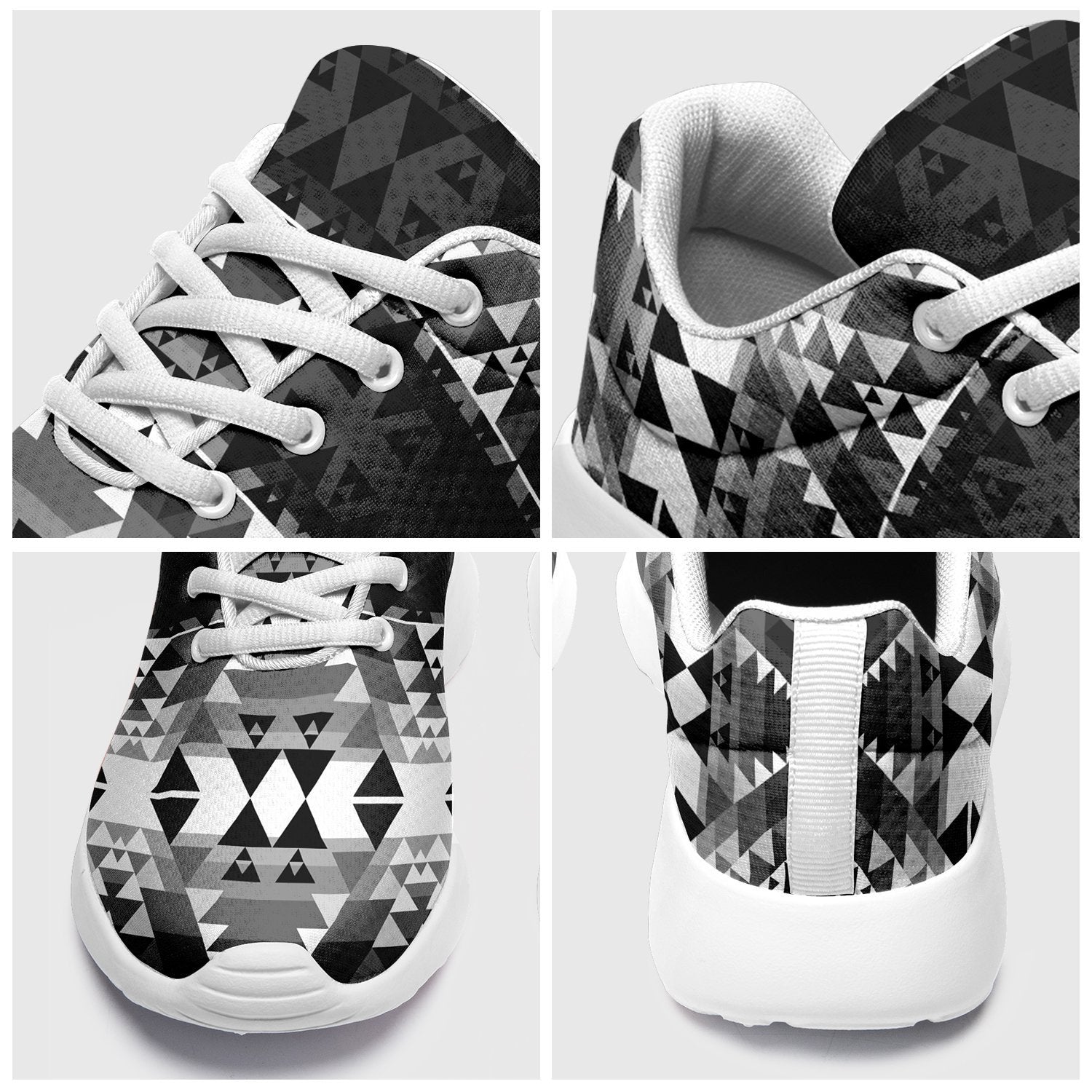 Writing on Stone Black and White Ikkaayi Sport Sneakers 49 Dzine 