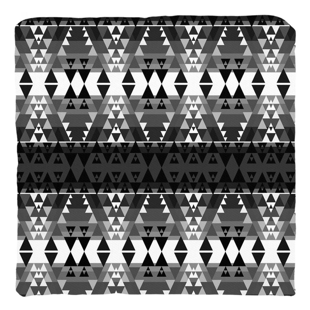 Writing on Stone Black and White Throw Pillows 49 Dzine Cover only-no insert Poly Twill 14x14 inch