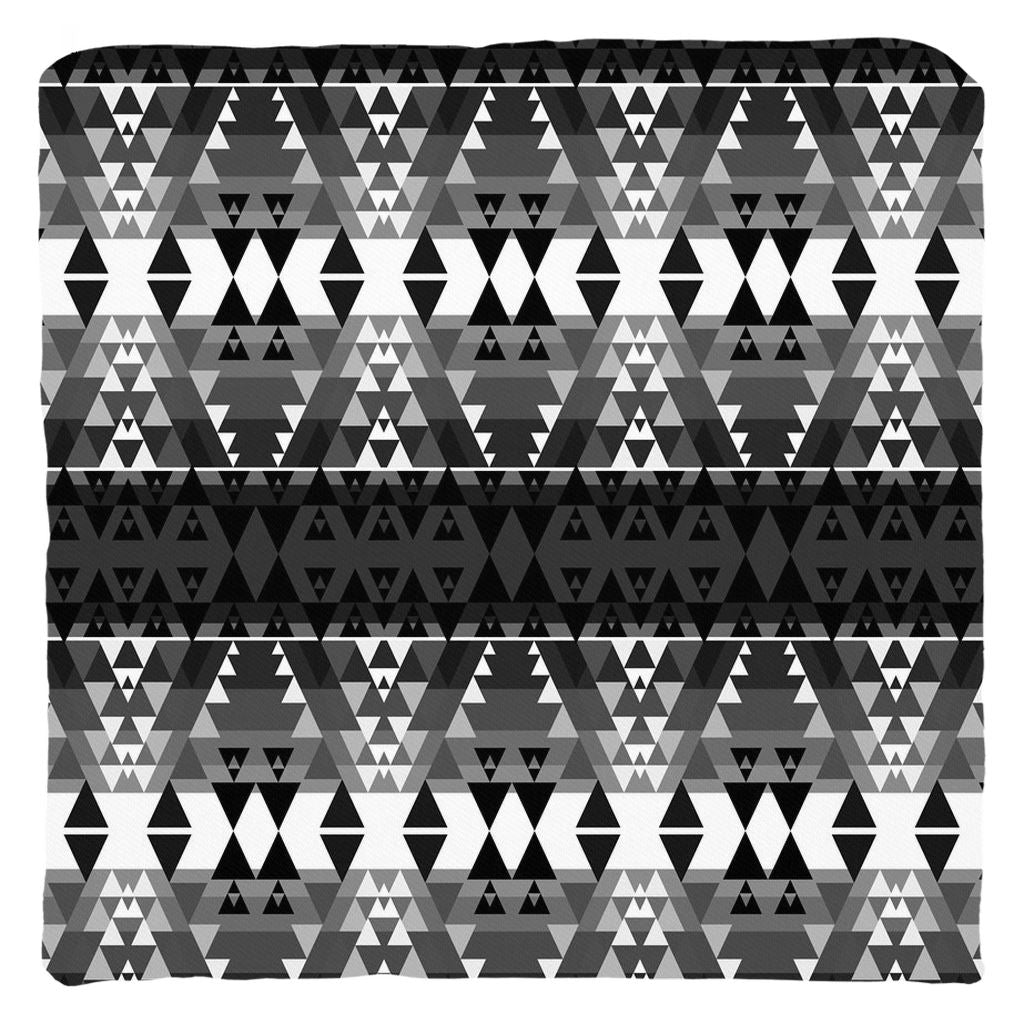 Writing on Stone Black and White Throw Pillows 49 Dzine Cover only-no insert Poly Twill 18x18 inch