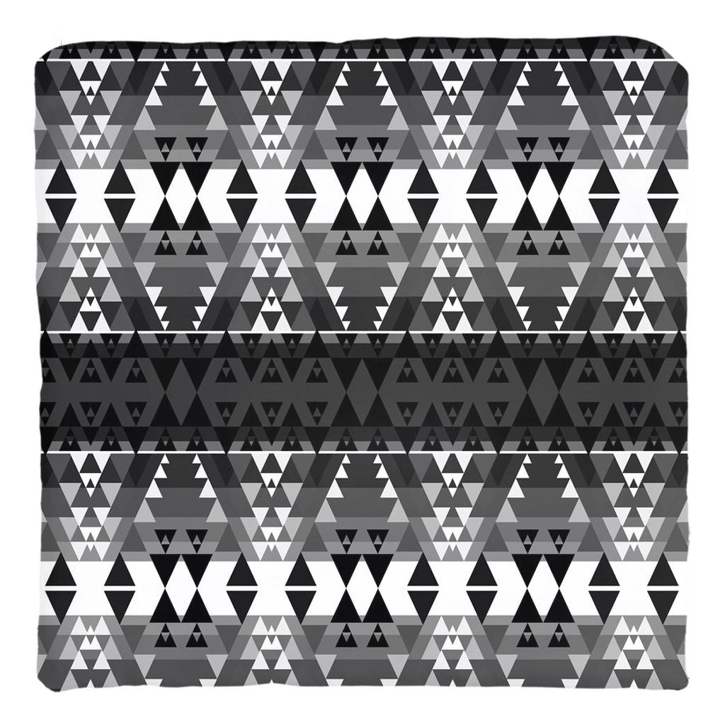Writing on Stone Black and White Throw Pillows 49 Dzine Cover only-no insert Spun Polyester 14x14 inch