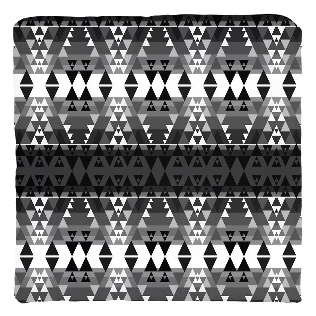 Writing on Stone Black and White Throw Pillows 49 Dzine Cover only-no insert Spun Polyester 16x16 inch