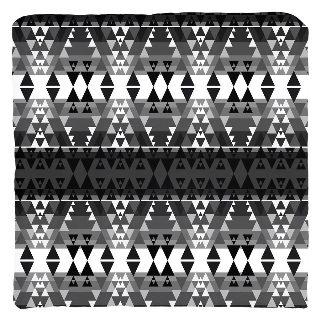 Writing on Stone Black and White Throw Pillows 49 Dzine Cover only-no insert Spun Polyester 18x18 inch
