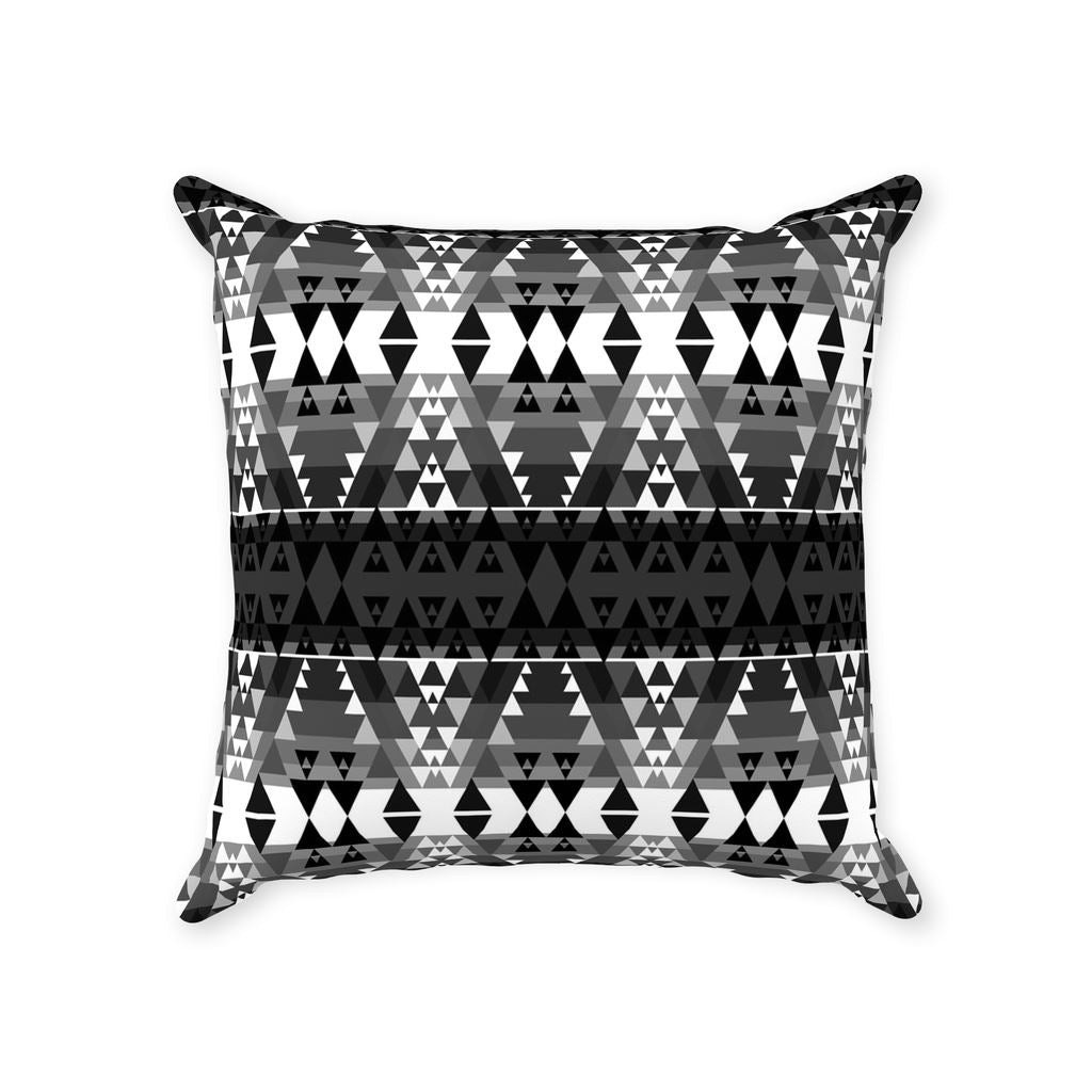 Writing on Stone Black and White Throw Pillows 49 Dzine With Zipper Poly Twill 14x14 inch