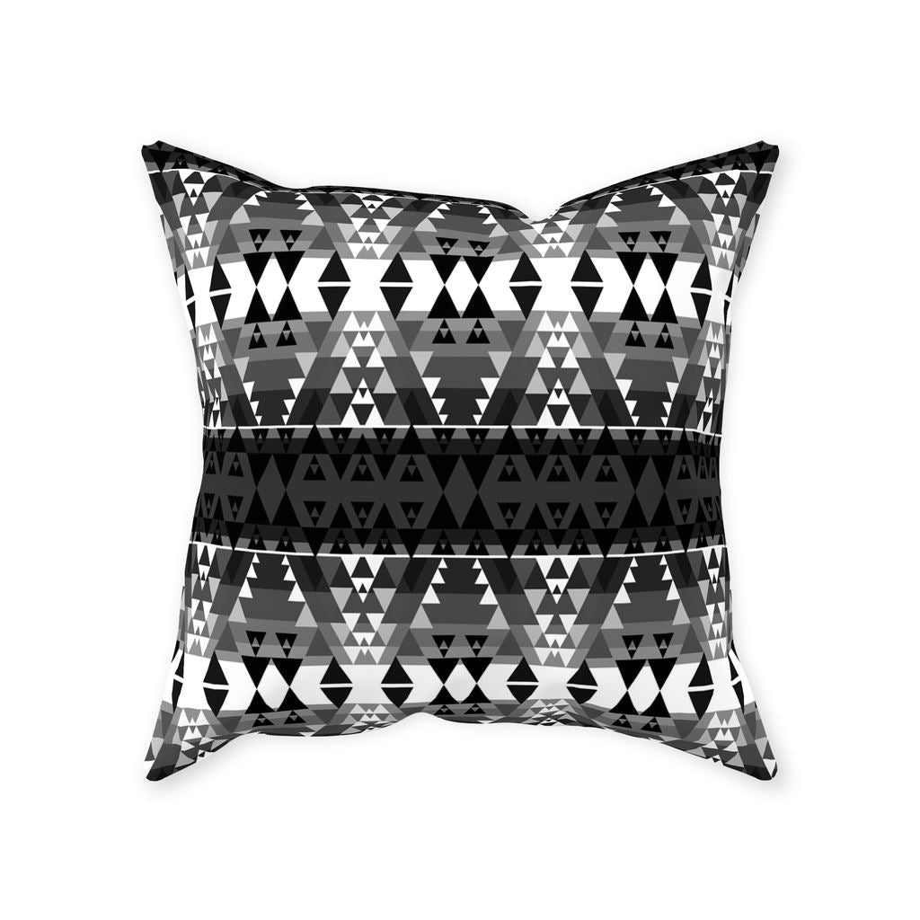 Writing on Stone Black and White Throw Pillows 49 Dzine With Zipper Poly Twill 16x16 inch