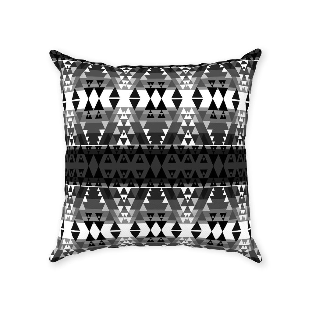 Writing on Stone Black and White Throw Pillows 49 Dzine With Zipper Poly Twill 18x18 inch