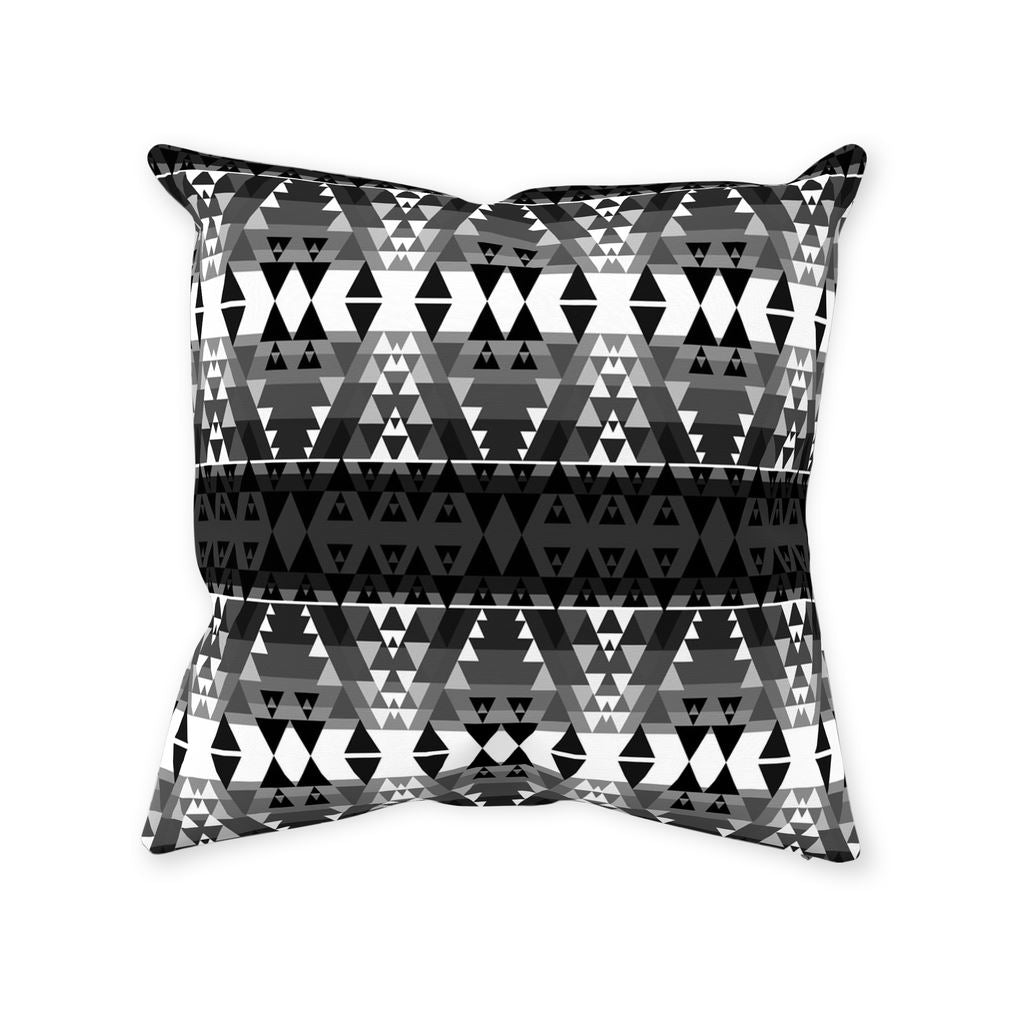 Writing on Stone Black and White Throw Pillows 49 Dzine With Zipper Spun Polyester 14x14 inch
