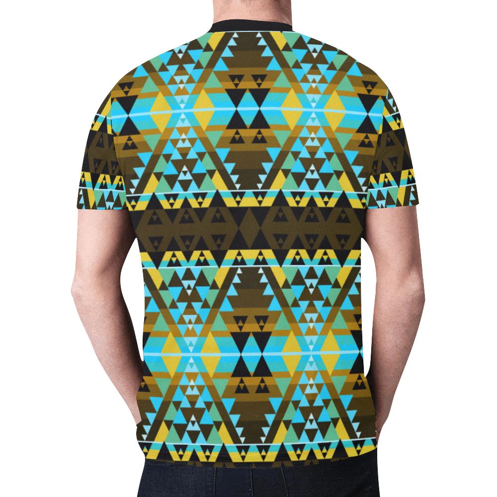 Writing on Stone Broken Lodge New All Over Print T-shirt for Men/Large Size (Model T45) New All Over Print T-shirt for Men/Large (T45) e-joyer 