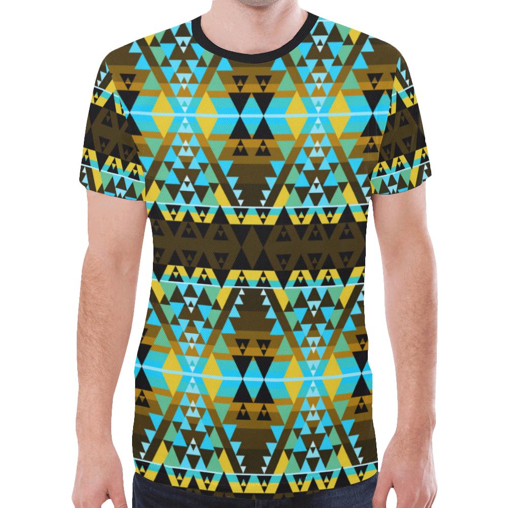 Writing on Stone Broken Lodge New All Over Print T-shirt for Men/Large Size (Model T45) New All Over Print T-shirt for Men/Large (T45) e-joyer 