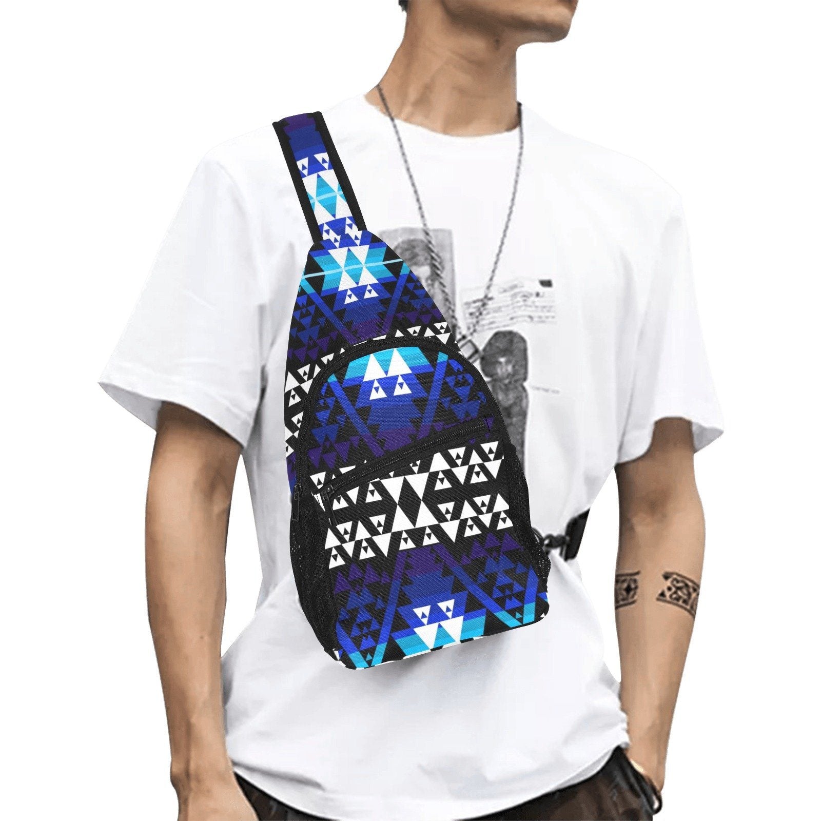 Writing on Stone Night Watch All Over Print Chest Bag (Model 1719) All Over Print Chest Bag (1719) e-joyer 