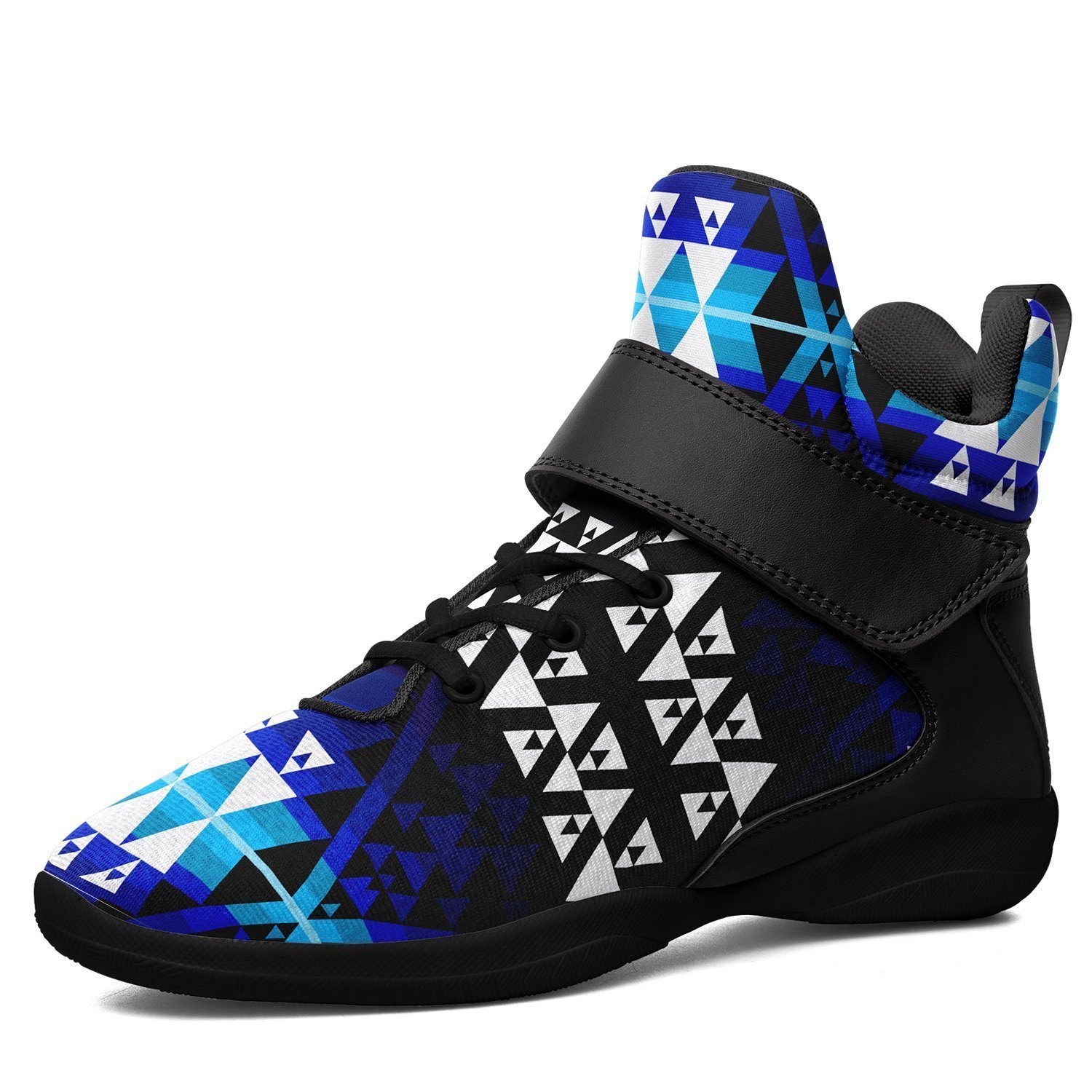 Writing on Stone Night Watch Ipottaa Basketball / Sport High Top Shoes - Black Sole 49 Dzine US Men 7 / EUR 40 Black Sole with Black Strap 