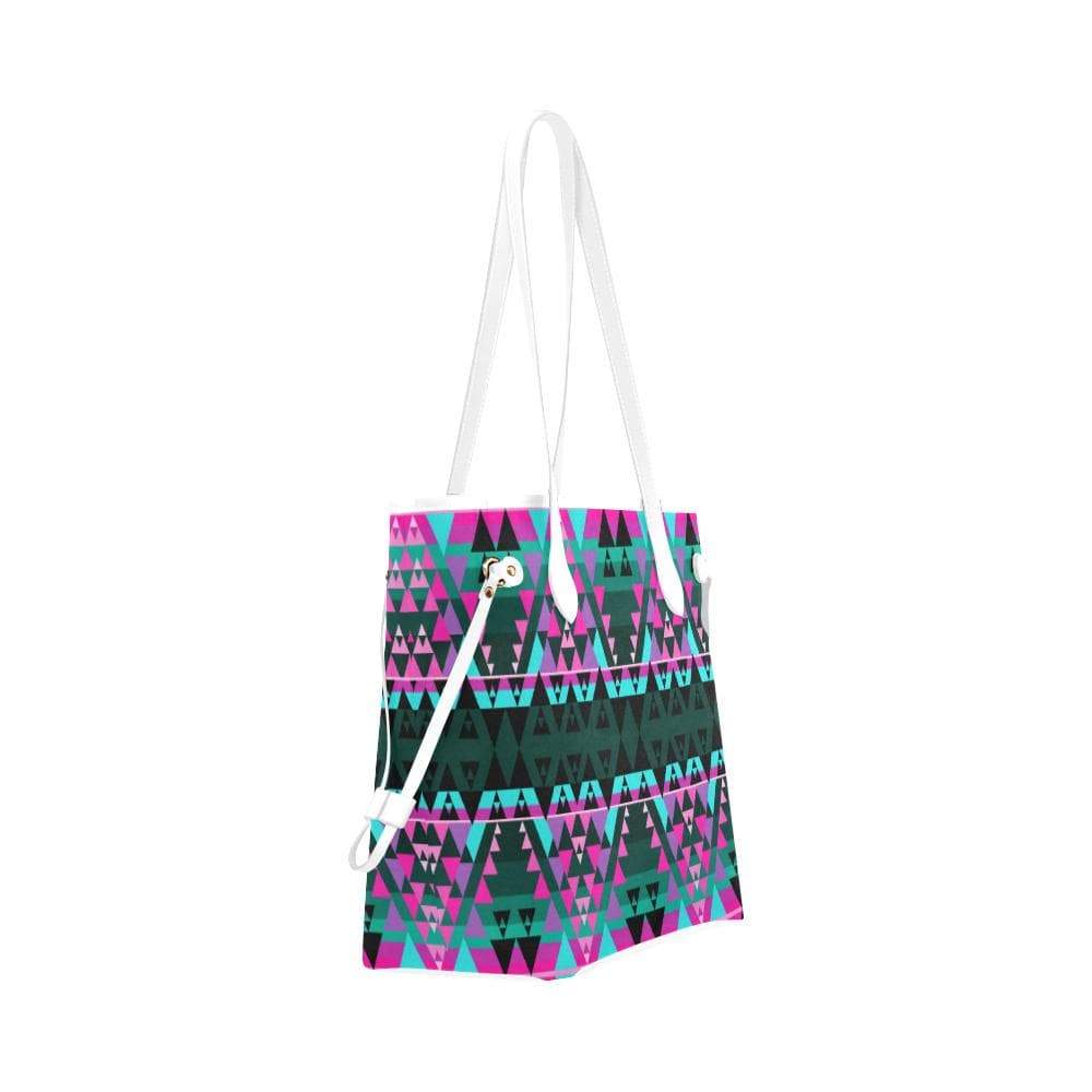 Writing on Stone Sunset Clover Canvas Tote Bag (Model 1661) Clover Canvas Tote Bag (1661) e-joyer 